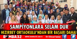 HIZIRBEY ORTAOKULU'NDAN BÜYÜK BİR BAŞARI DAHA!