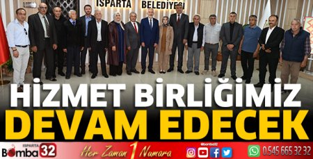 Hizmet birliğimiz devam edecek