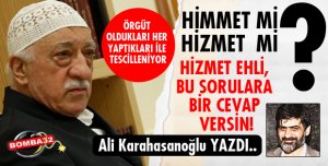 HİZMET EHLİ, BU SORULARA BİR CEVAP VERSİN!