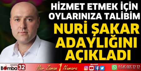 Hizmet etmek için oylarınıza talibim 