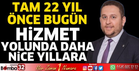 Hizmet yolunda daha nice yıllara