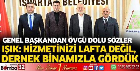 Hizmetinizi lafta değil, dernek binamızla gördük