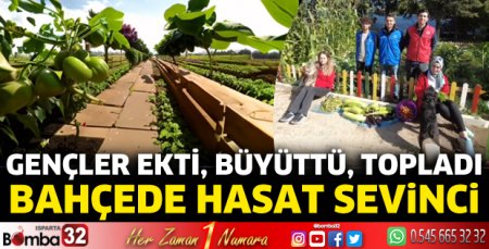 Hobi Bahçesi'nde hasat sevinci