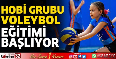 Hobi Grubu Voleybol Eğitimi başlıyor