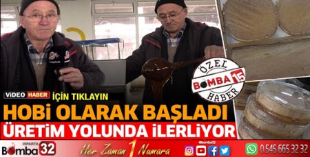 Hobi olarak başladı üretim yolunda ilerliyor