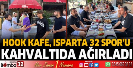 HOOK Kafe, Isparta32 Spor’u kahvaltıda ağırladı