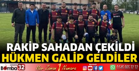 Hükmen galip geldiler