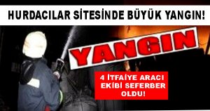 Hurdacılar Sitesinde Büyük Yangın!