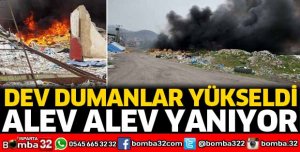 Hurdacılar Sitesi'nde yangın