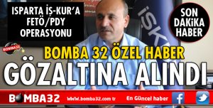 İŞKUR İL MÜDÜRÜ HÜSEYİN ERGİN GÖZALTINA ALINDI