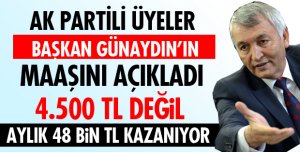 HUZUR HAKLARIYLA 48 BİN LİRA ALIYOR