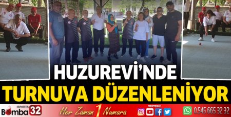Huzurevi'nde turnuva düzenleniyor