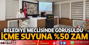 İçme suyuna Yüzde 50 zam