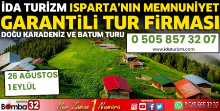 İDA Turizm Isparta’nın memnuniyet garantili tur firması