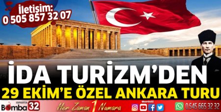 İDA Turizm'den 29 Ekim'e özel Ankara Turu