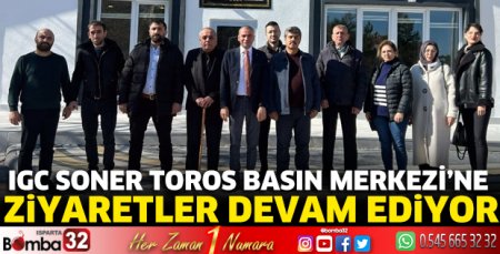IGC Soner Toros Basın Merkezi’ne ziyaretler devam ediyor
