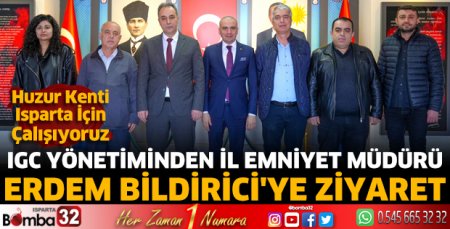 IGC Yönetiminden İl Emniyet Müdürü Erdem Bildirici'ye Ziyaret 