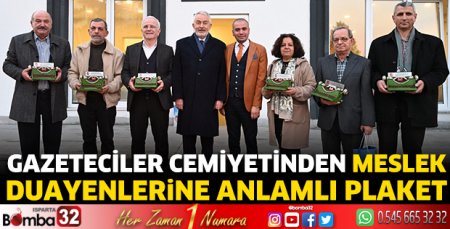 IGC’den meslek duayenlerine anlamlı plaket 