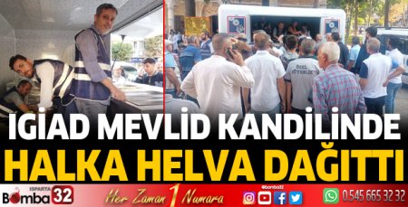IGİAD'dan helva ikramı