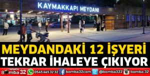 İHALE YENİDEN YAPILACAK