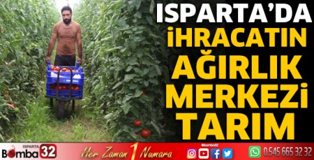 İhracatın ağırlık merkezi tarım