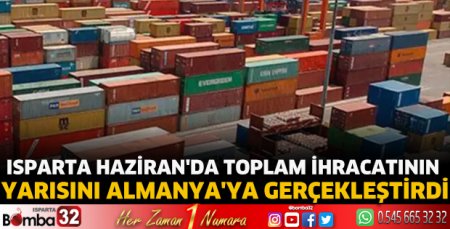 İhracatının yarısı  Almanya'ya gerçekleştirdi