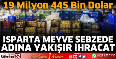 İhracatta meyve sebze başarısı