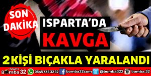 İKİ GURUP ARASINDA ÇIKAN KAVGADA 2 KİŞİ BIÇAKLA YARALANDI