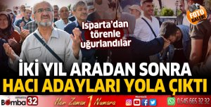 İki yıl aradan sonra hacı adayları yola çıktı