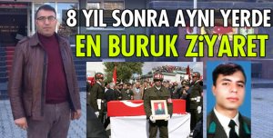 İKİZİNİN ŞEHİT OLDUĞU YERDE!