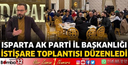 İl başkanlığı tarafından istişare toplantısı düzenlendi