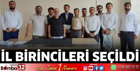 İl birincileri seçildi