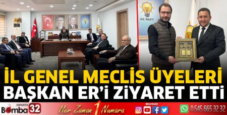 İl Genel Meclisi üyelerinden AK Parti'ye ziyaret