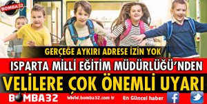 İL MİLLİ EĞİTİM MÜDÜRÜNDEN ÖĞRENCİ VELİLERİNE ÇOK ÖNEMLİ UYARI
