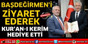 İL MÜFTÜSÜ BAŞDEĞİRMEN'İ ZİYARET ETTİ