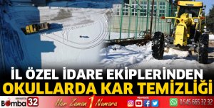 İl Özel İdare ekipleri okulları eğitime hazırlıyor