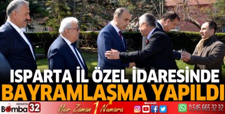 İl Özel İdarede bayramlaşma yapıldı