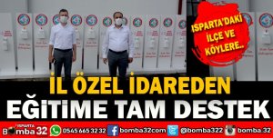 İL ÖZEL İDAREDEN EĞİTİME TAM DESTEK 