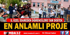 İL ÖZEL İDAREDEN TAM DESTEK 