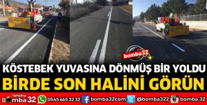 İL ÖZEL İDARESİ O YOLUN YAPIMINI TAMAMLADI
