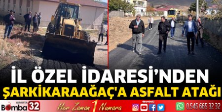 İl Özel İdaresi’nden Şarkikaraağaç'a asfalt atağı