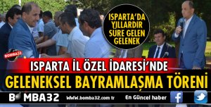 İL ÖZEL İDARESİ'NDE GELENEKSEL BAYRAMLAŞMA