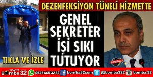 İL ÖZEL İDAREYE DEZENFEKSİYON TÜNELİ