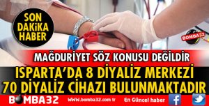 İL SAĞLIK MÜDÜRLÜĞÜNDEN DİYALİZ CİHAZI AÇIKLAMASI