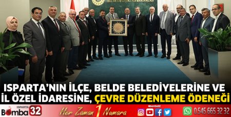 İlçe, Belde Belediyelerine ve İl Özel İdaresine, Çevre Düzenleme ödeneği