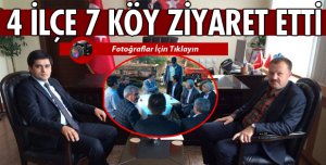 İLÇE İLÇE KÖY KÖY GEZİYOR