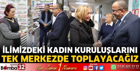 İlimizdeki kadın kuruluşlarını tek merkezde toplayacağız