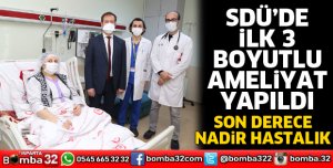 İlk 3 boyutlu ameliyat yapıldı