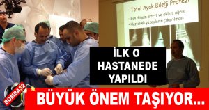 İlk ayak bileği protez kursu ...