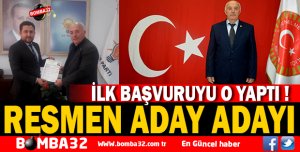 İLK BAŞVURUYU O YAPTI !
